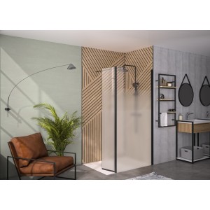 Volet pivotant 35cm pour Solo 6+ noir mat cosmos XL profilé à droite - KINEDO PA2495NCOXED 