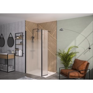 Volet pivotant 35cm pour Solo 6+ noir mat cosmos XL profilé à gauche - KINEDO PA2495NCOXEG 