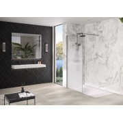 Paroi Solo Design 6mm 80 cm noir mat cosmos XL - KINEDO PA8260NMCOXE 