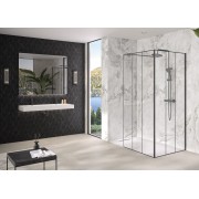 Renvoi d'angle Solo Design 70 cm noir mat atelier - KINEDO PA8280NMATLE 