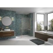 Volet pivotant 45cm pour Solo Design or brossé art déco - KINEDO PA8290DARTE 