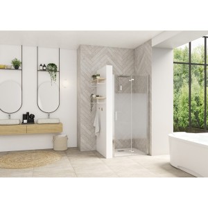 Paroi Smart Design S ss seuil 100 chromé cosmos - KINEDO PA9096CCOE 