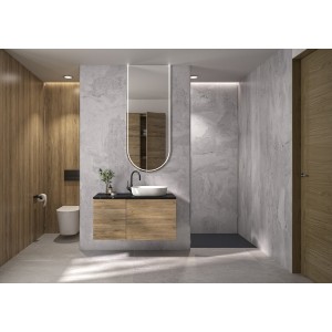 Panneau mural Kinewall Design 3 mm 150x202 Grey stone - KINEDO PM1503 