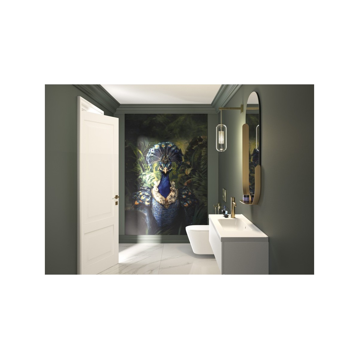 Panneau mural Kinewall Design 3 mm 150x250 Paonara - KINEDO PM1608 