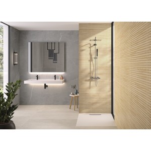 Panneau mural Kinewall Design 3 mm 100x202 teck horizon - KINEDO PM563 
