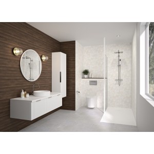 Panneau mural Kinewall Design 3 mm 100x202 faïence tropical - KINEDO PM569 