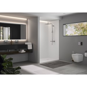 Panneau mural Kinewall Design 3 mm 100x250 blanc satiné - KINEDO PM661 