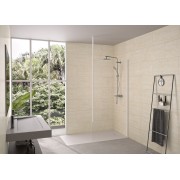 Panneau mural Kinewall Design 3 mm 125x202 travertin antique - KINEDO PM778 