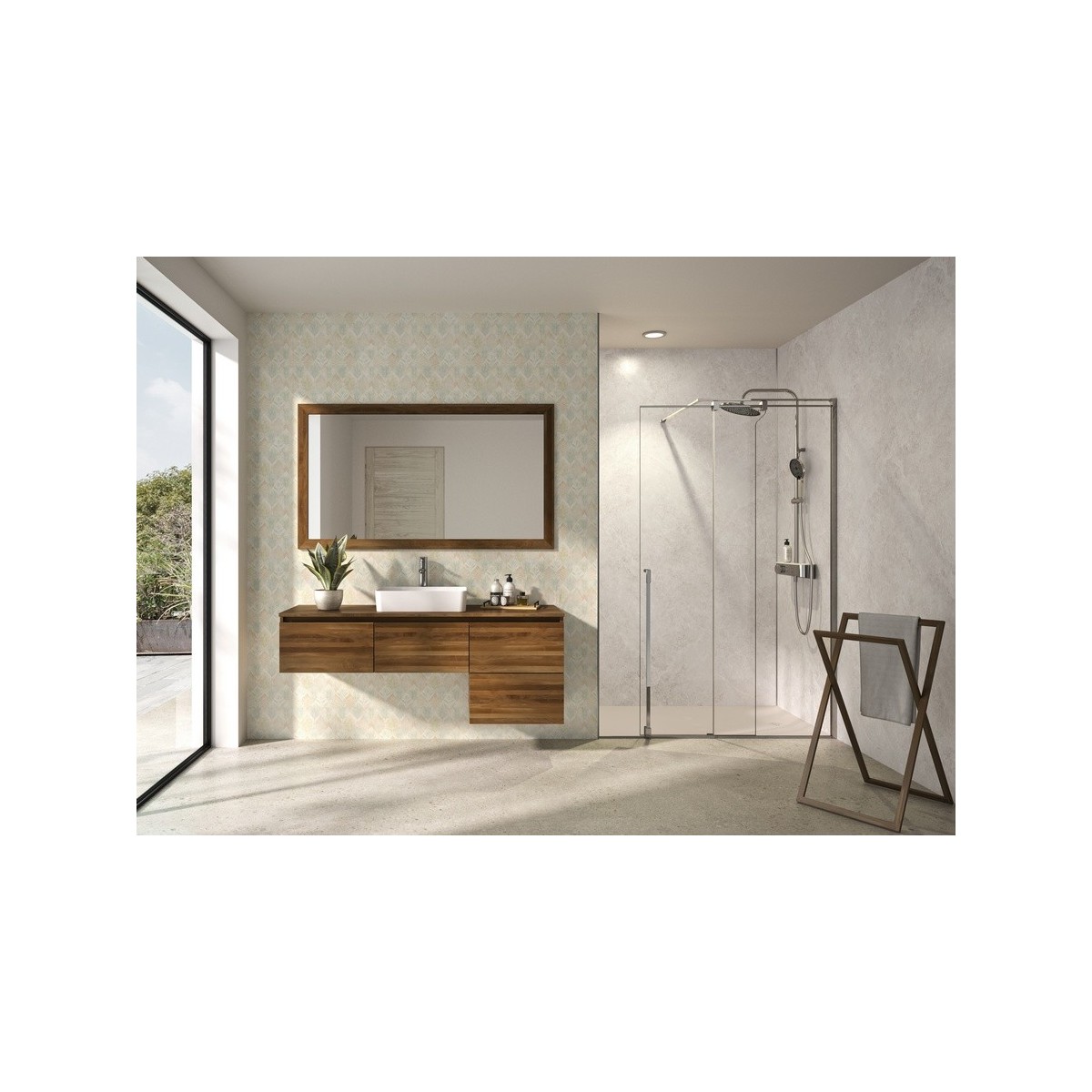 Panneau mural Kinewall Design 3 mm 125x250 Exotic - KINEDO PM896 