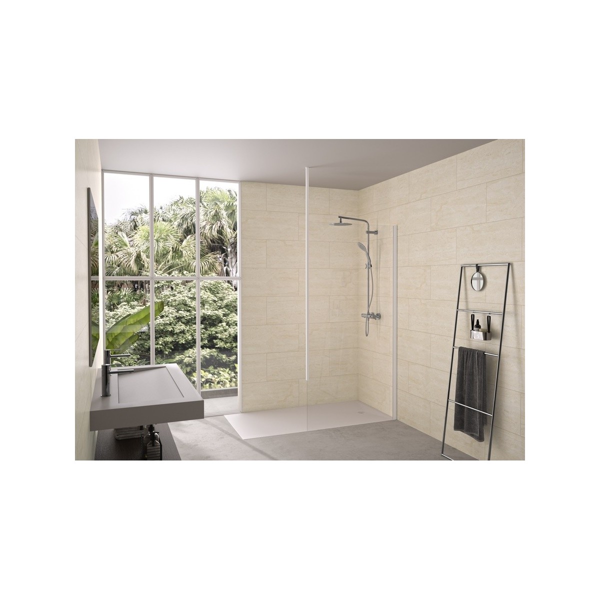 Panneau mural Kinewall Design 3 mm 150x202 travertin antique - KINEDO PM978 