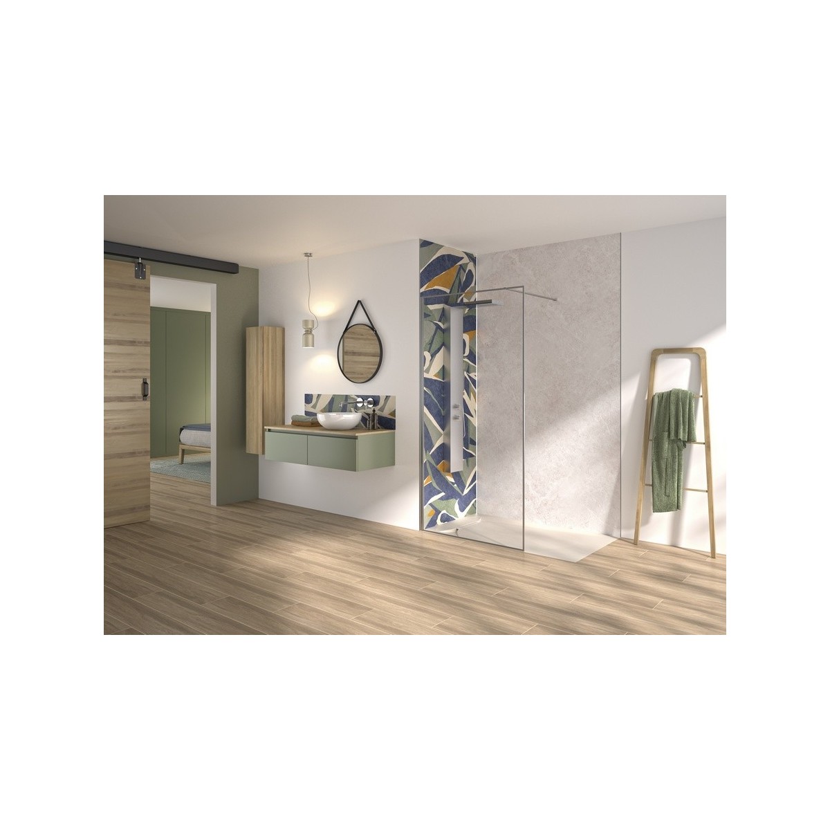 Panneau mural Kinewall Design 3 mm 150x202 Botanic terrazzo - KINEDO PM992 