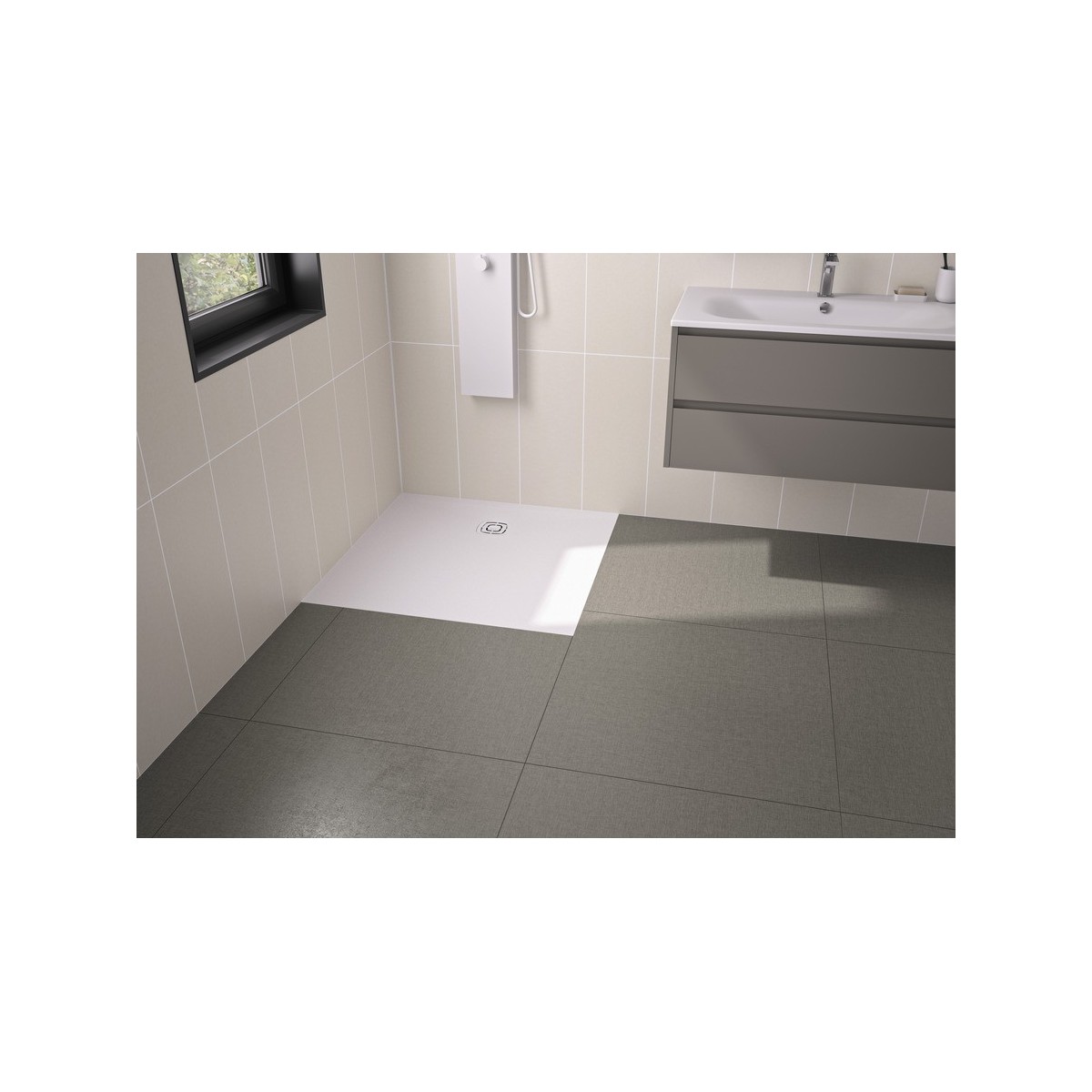 Receveur Kineone 90x90 blanc - KINEDO RD981 