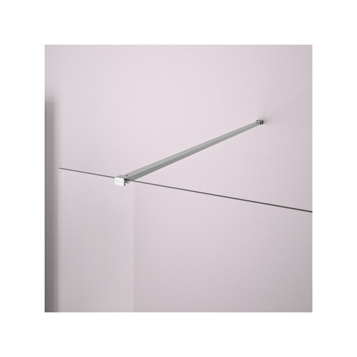 Barre de renfort pour paroi Solo 6+ chromé - KINEDO RENFORT42 