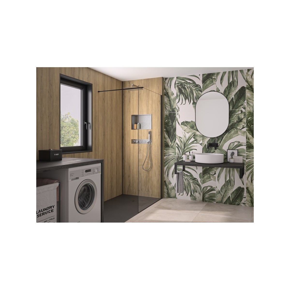 Integra Premium 100X250 décor chêne antique profilé noir intense grainé - KINEDO IN1-109-N-R2-NI6 