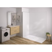 Integra Essentiel 100X202 décor blanc satiné profilé blanc - KINEDO IN2-Y00-B-RX-NXK 