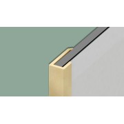 2x profilés en U or brossé pour extrémités Kinewall Design 202 cm - KINEDO KINWALL202UD 