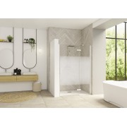 Paroi Smart Design P Charnières sans seuil 80 blanc cosmos droite - KINEDO PA1410BCOED 