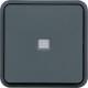 cubyko BP 1O/1F lum. ass. gris HAGER WNA021