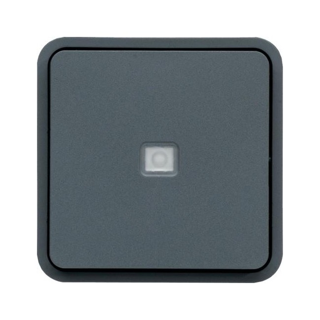 cubyko BP 1O/1F lum. ass. gris HAGER WNA021