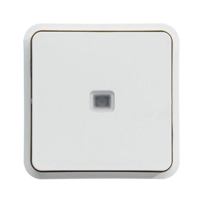 cubyko BP 1O/1F lum. ass blanc HAGER WNA021B