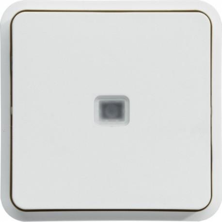 cubyko BP 1O/1F lum. ass. gris HAGER WNA021