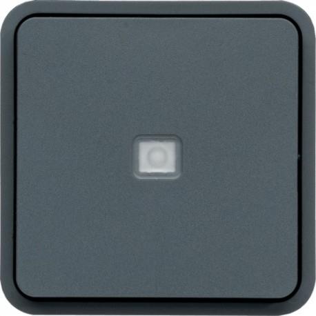 cubyko BP 1F  témoin ass. gris HAGER WNA023