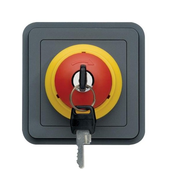 cubyko Arrêt U. clé ass. Gris HAGER WNA032