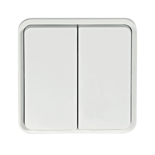 cubyko dble BP  assoc. blanc HAGER WNA044B