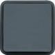 Prise électrique 2P+T associable 14A IP55 Gris Cubyko PC 2P+T - HAGER WNA100