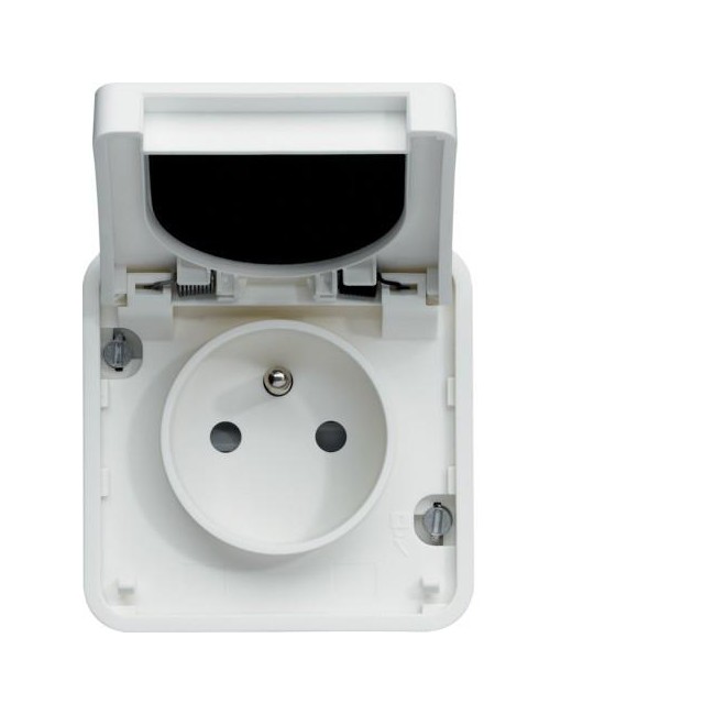 cubyko PC 2P+T assoc. blanc HAGER WNA100B