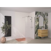 Paroi Solo 6+ verre 6mm cosmos XL 100 cm H200 cm chromé - KINEDO PA2415CCOXE 