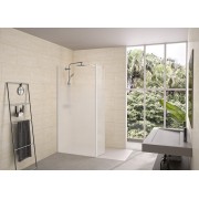 Volet pivotant 35cm pour Solo 6+ blanc grainé cosmos XL profilé à gauche - KINEDO PA2495BCOXEG 
