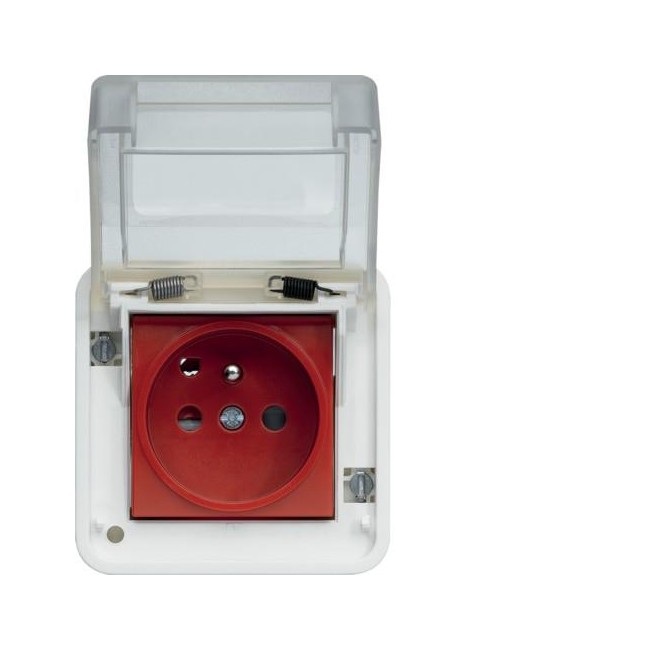 cubyko PC 2P+T dét. ass. blanc HAGER WNA105B