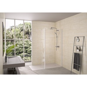Volet pivotant 35cm pour Solo 6+ blanc grainé transparent - KINEDO PA2495BTNE 