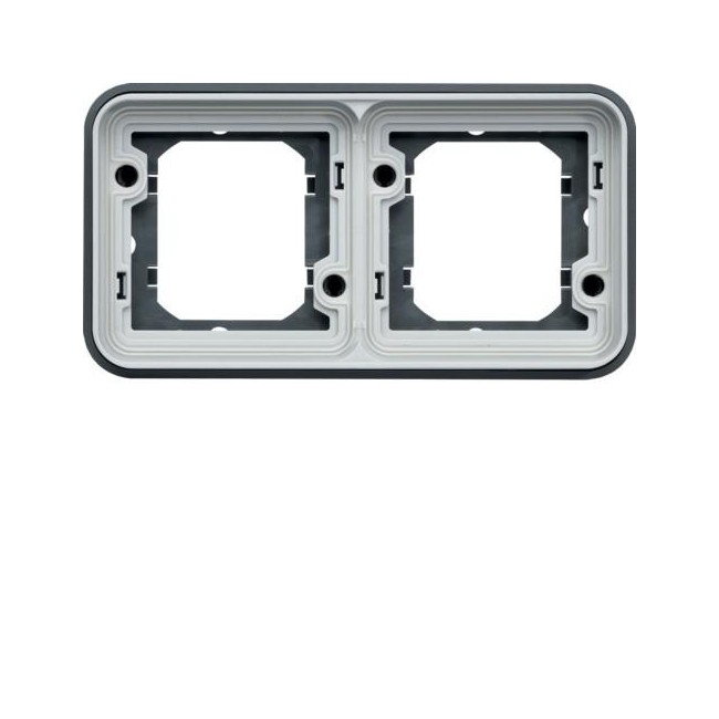 cubyko Supp dble H. ass. gris HAGER WNA402