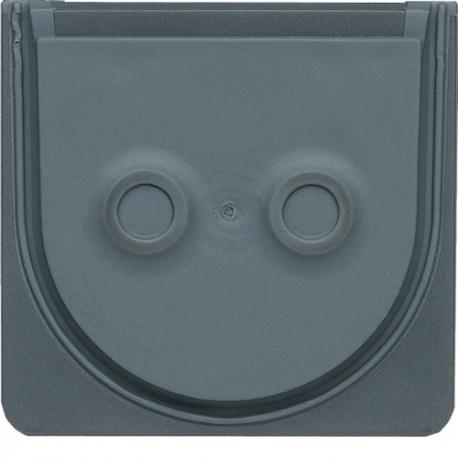 cubyko Entrée pr 2 câbles gris HAGER WNA690