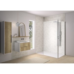 Renvoi d'angle Solo Design 70 cm inox brossé tissage - KINEDO PA8280ITSGE 