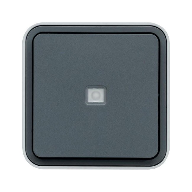 cubyko VV témoin saillie gris HAGER WNC003