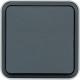 cubyko BP 1F saillie gris HAGER WNC020