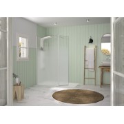 Volet pivotant 45cm pour Solo Design blanc grainé cosmos XL profilé à gauche - KINEDO PA8290BGCOXEG 