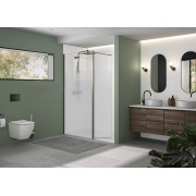Volet pivotant 45cm pour Solo Design graphite brossé cosmos XL profilé à gauche - KINEDO PA8290GCOXEG 