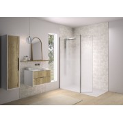 Volet pivotant 45cm pour Solo Design inox brossé cosmos XL profilé à gauche - KINEDO PA8290ICOXEG 