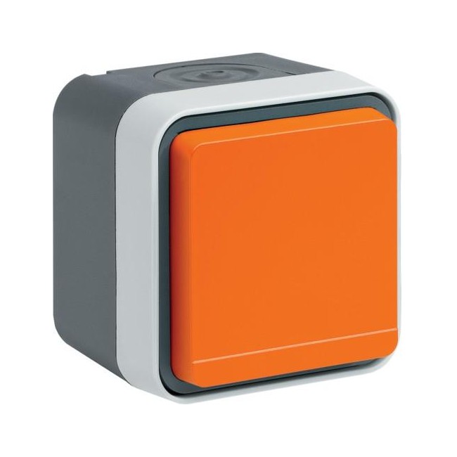 cubyko PC 2P+T saillie orange HAGER WNC100E