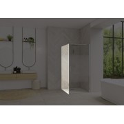 Paroi Smart Design Fixe ss seuil 120 chromé cosmos - KINEDO PA90158CCOE 
