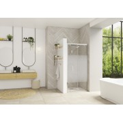 Paroi Smart Design S avec seuil 70 chromé cosmos - KINEDO PA90230CCOE 