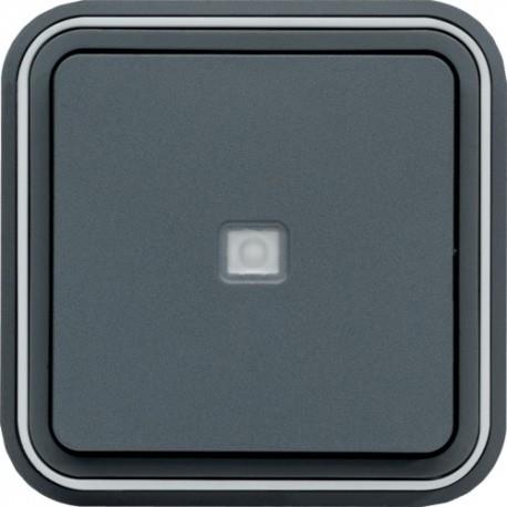 cubyko BP  à voy encastré gris HAGER WNE023