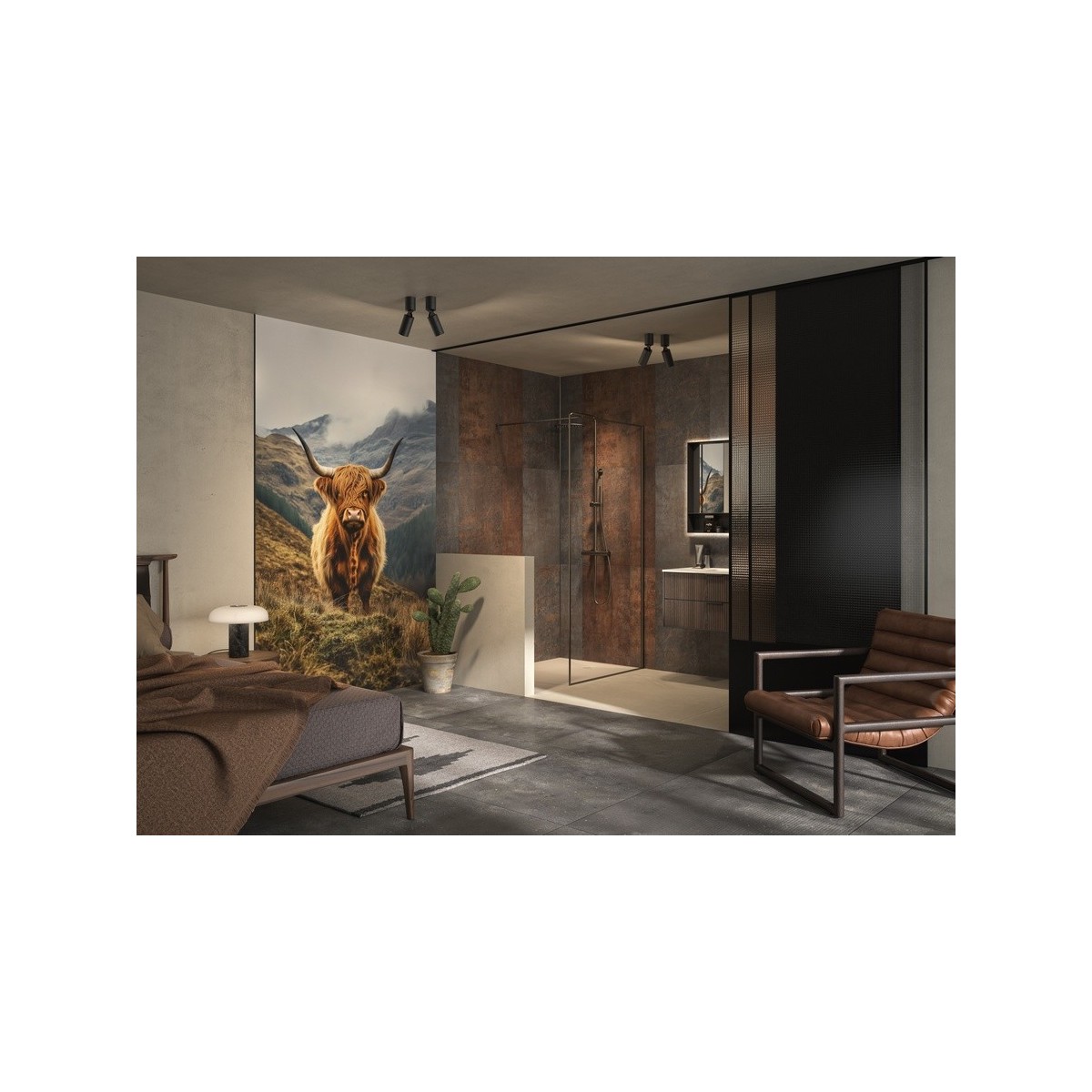Panneau mural Kinewall Design 3 mm 100x202 Highland - KINEDO PM1106 