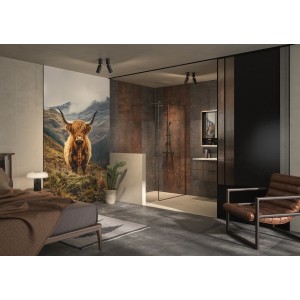 Panneau mural Kinewall Design 3 mm 125x250 Métal stone - KINEDO PM1405 