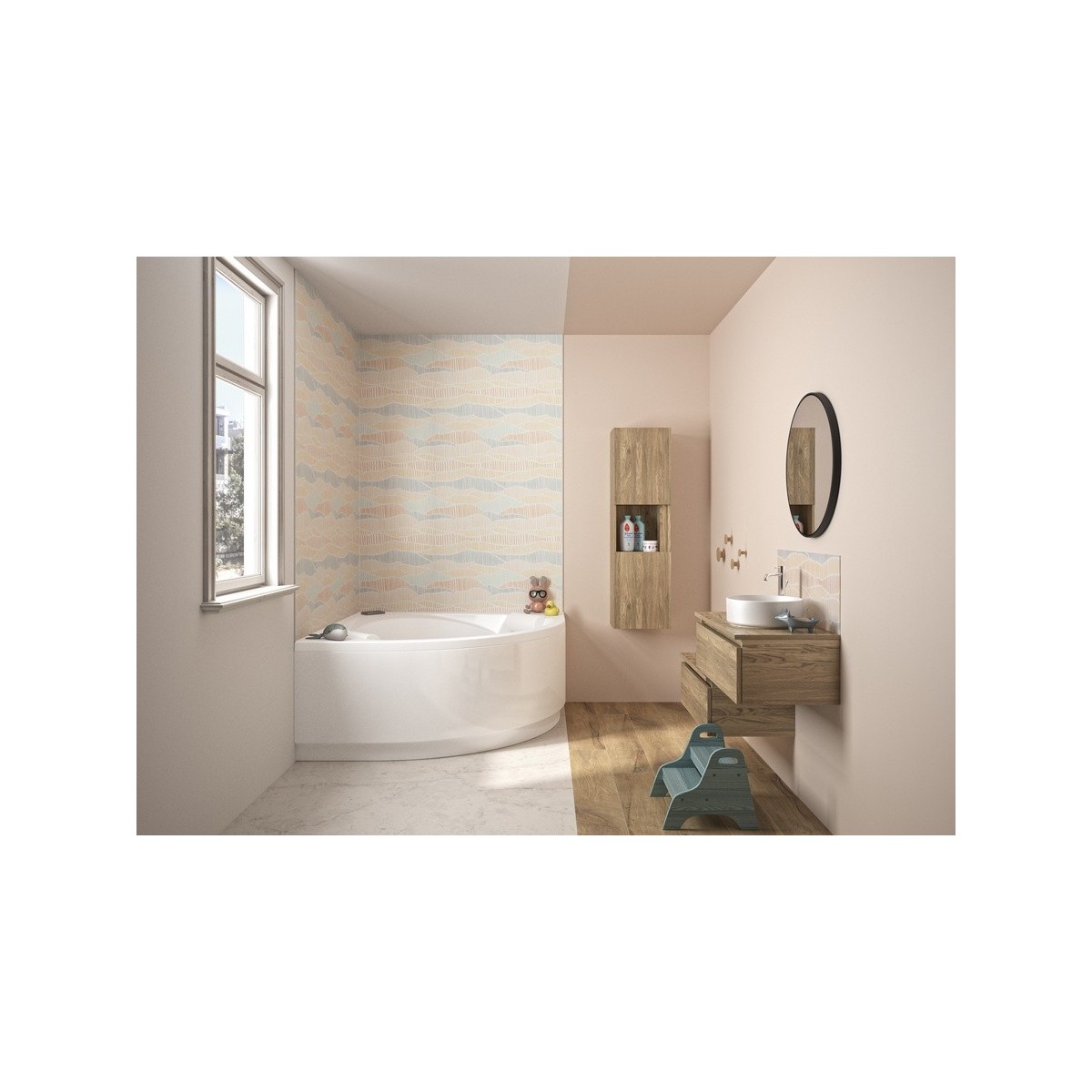 Panneau mural Kinewall Design 3 mm 150x202 Collines - KINEDO PM1501 