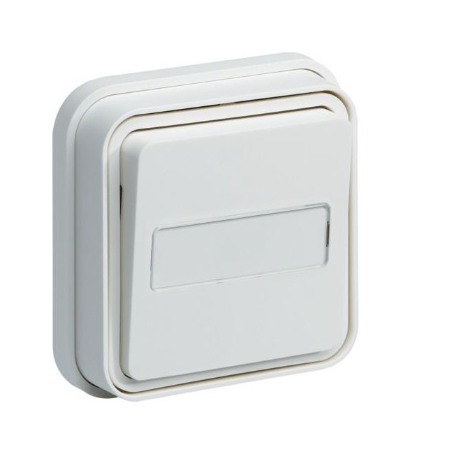 cubyko BP P-E  encast. Blanc HAGER WNE025B